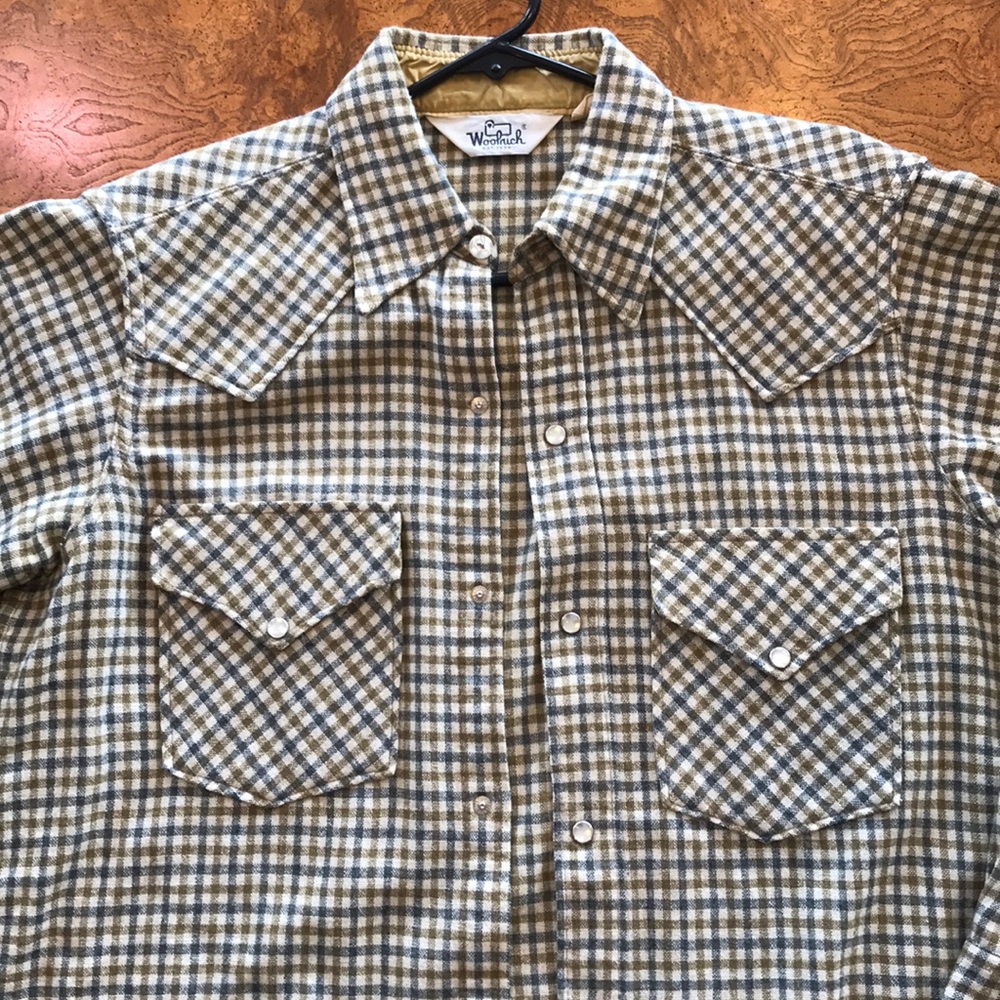 Vintage Wool Button Down Woolrich - image 2